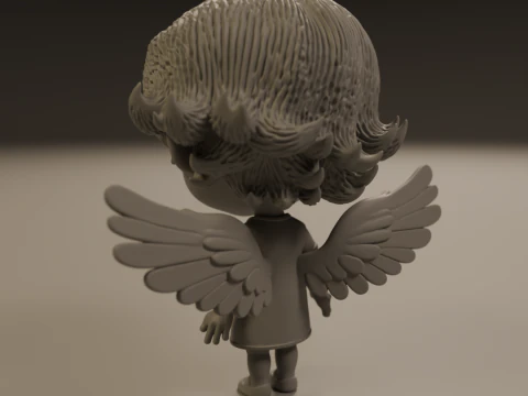 Anjo fofo Modelo de Impressão 3D