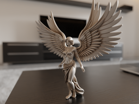 Angel statue 3D Print Model