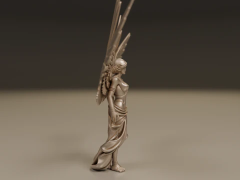Angel statue 3D Print Model