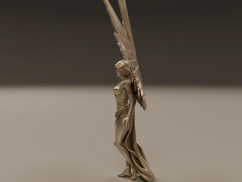 Angel statue 3D Print Model