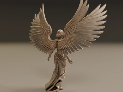 Angel statue 3D Print Model