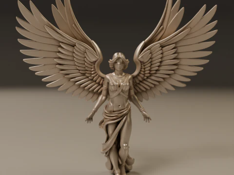 Angel statue 3D Print Model