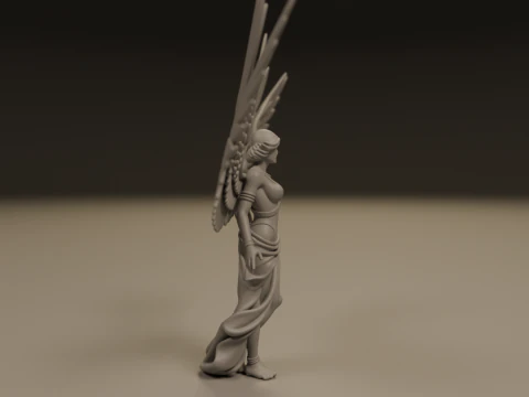 Angel statue 3D Print Model