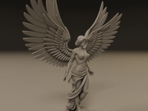 Angel statue 3D Print Model