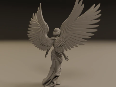 Angel statue 3D Print Model