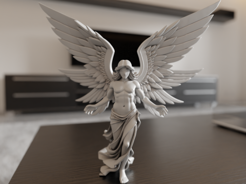 Angel statue 3D Print Model