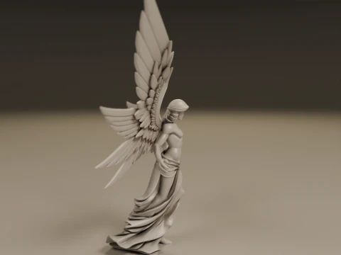 Angel statue 3D Print Model