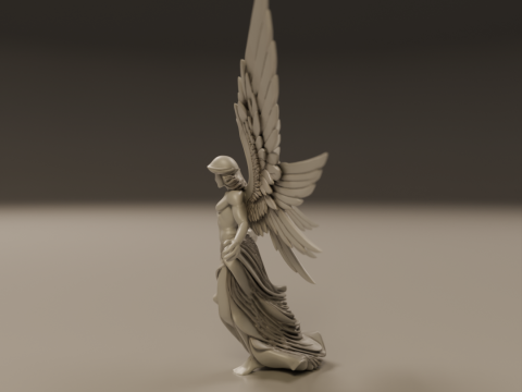 Angel statue Model Cetak 3D