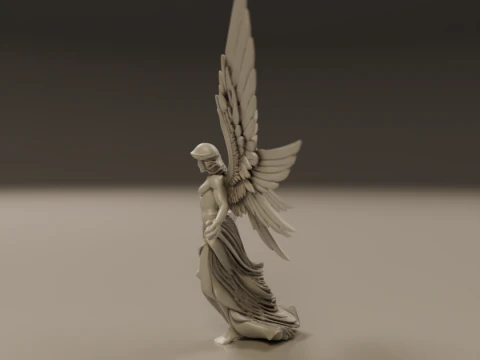 Angel statue 3D Print Model