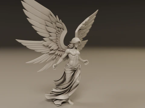 Angel statue 3D Print Model