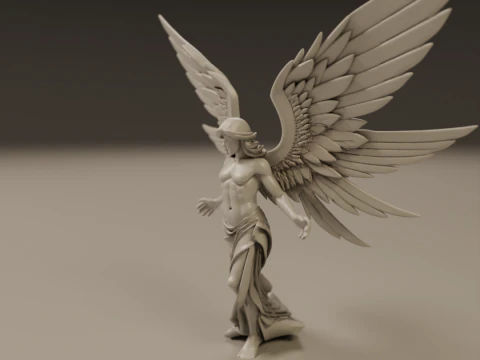 Angel statue 3D Print Model