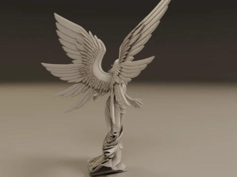 Angel statue 3D Print Model
