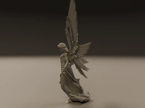 Angel statue 3D Print Model