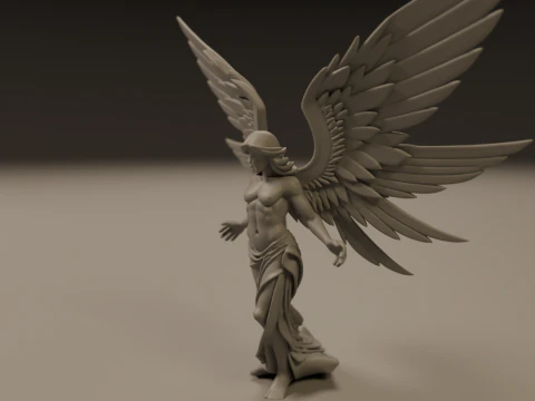 Angel statue 3D Print Model