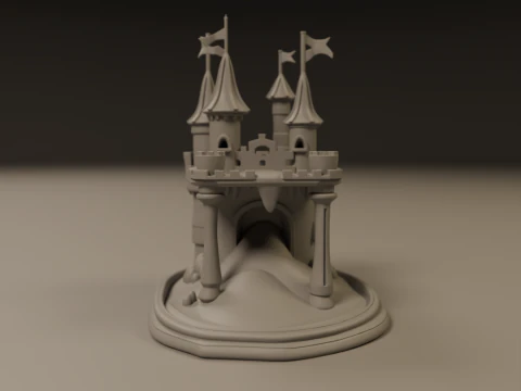 Sand castle 3D Print Model