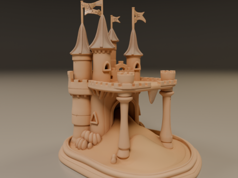 Sand castle Modello di stampa 3D