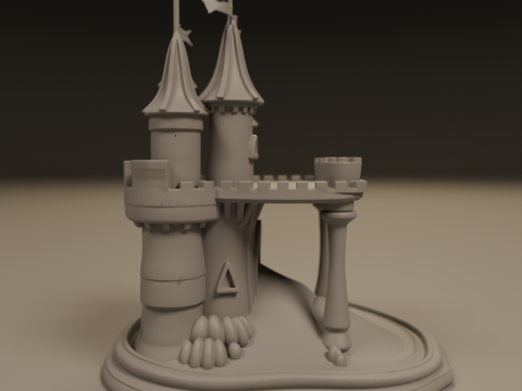 Sand castle Modello di stampa 3D