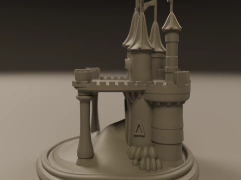 Sand castle 3D Print Model