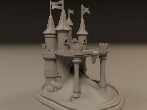 Sand castle Modello di stampa 3D