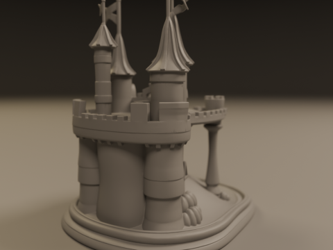 Sand castle Modello di stampa 3D
