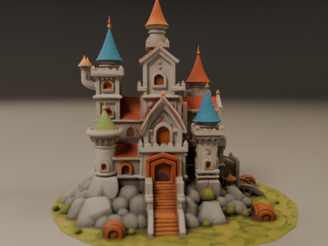 Medieval castle 3D Принт Модель