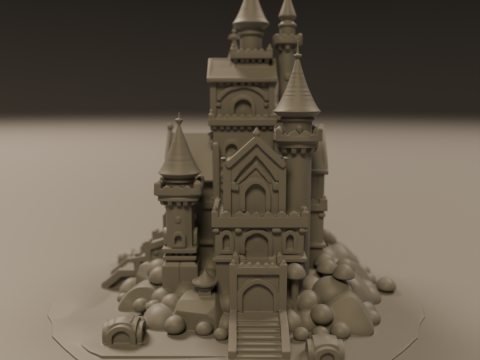 Medieval castle 3D Принт Модель