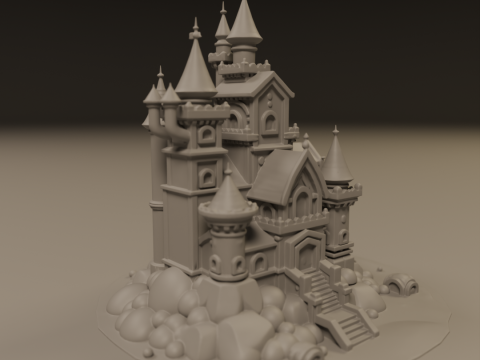 Medieval castle 3D Принт Модель