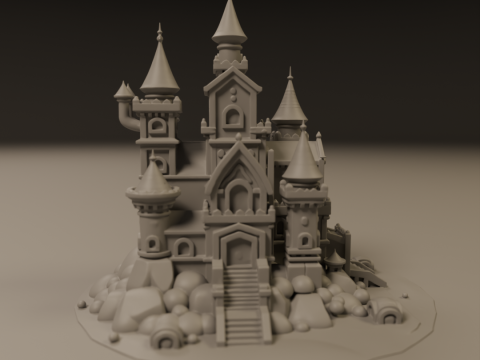 Medieval castle 3D Принт Модель
