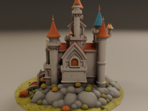 Medieval castle 3D Принт Модель