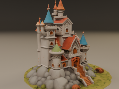 Medieval castle 3D Принт Модель