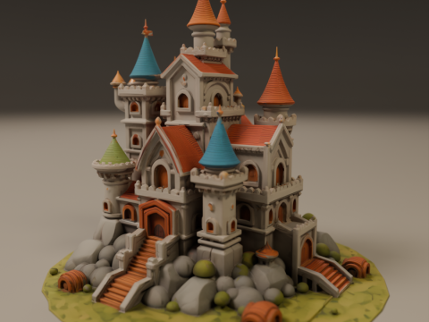 Medieval castle 3D Принт Модель
