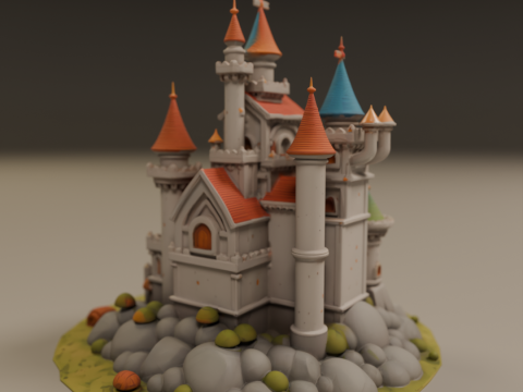 Medieval castle 3D Принт Модель