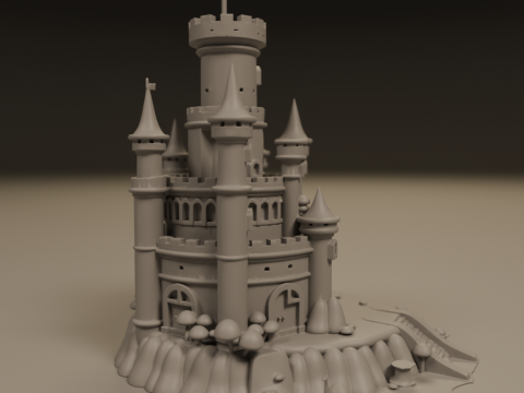 Medieval castle 3D Принт Модель