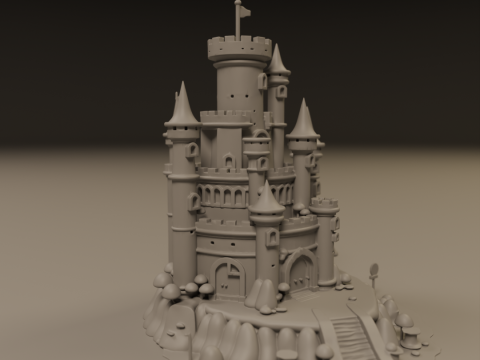 Medieval castle 3D Принт Модель