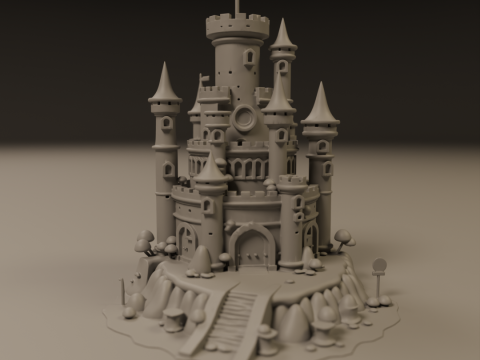 Medieval castle 3D Принт Модель
