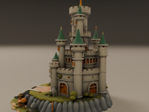 Medieval castle 3D Принт Модель
