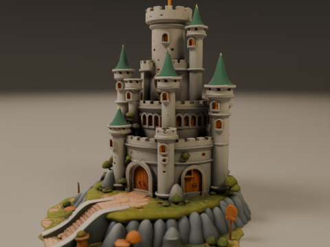 Medieval castle 3D Принт Модель