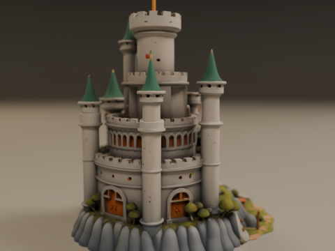 Medieval castle 3D Принт Модель