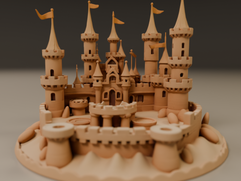 Sand castle 3D प्रिंट मॉडल