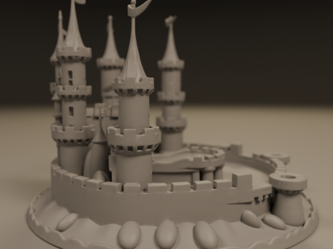 Sand castle 3D प्रिंट मॉडल
