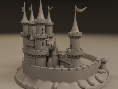 Sand castle 3D प्रिंट मॉडल