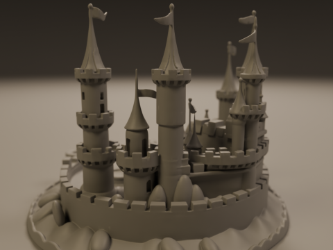 Sand castle 3D प्रिंट मॉडल