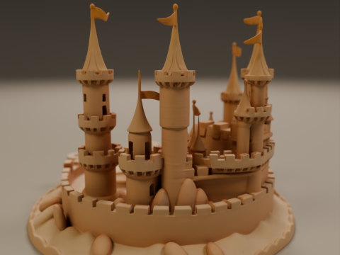 Sand castle 3D प्रिंट मॉडल