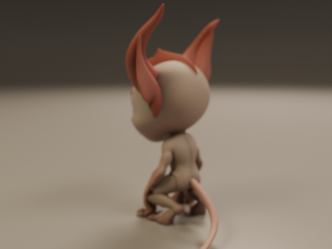 Cartoon demon Modelo de impresión 3D