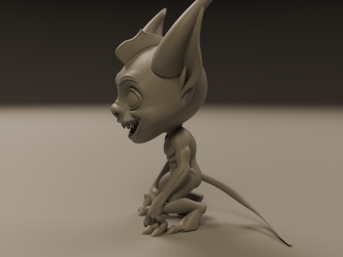 Cartoon demon Modelo de impresión 3D
