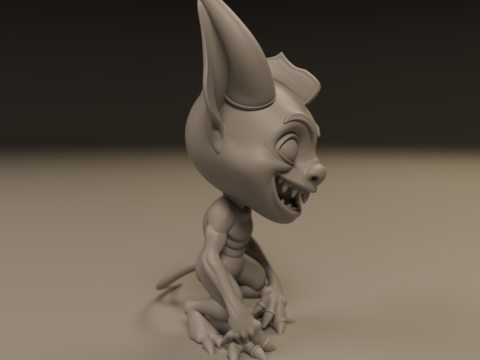Cartoon demon Modelo de impresión 3D