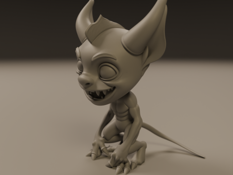 Cartoon demon Modelo de impresión 3D