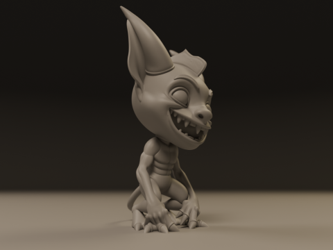 Cartoon demon Modelo de impresión 3D