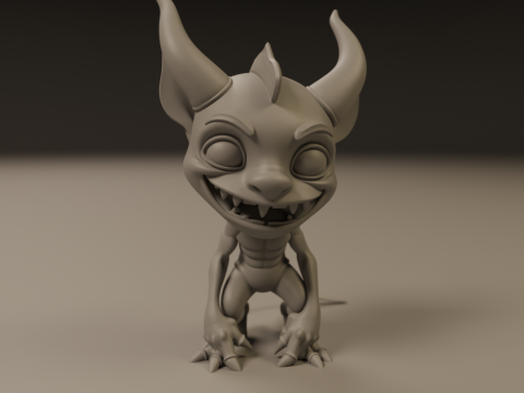Cartoon demon Modelo de impresión 3D