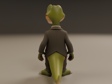 Dinosaur in suit 3D-printmodel